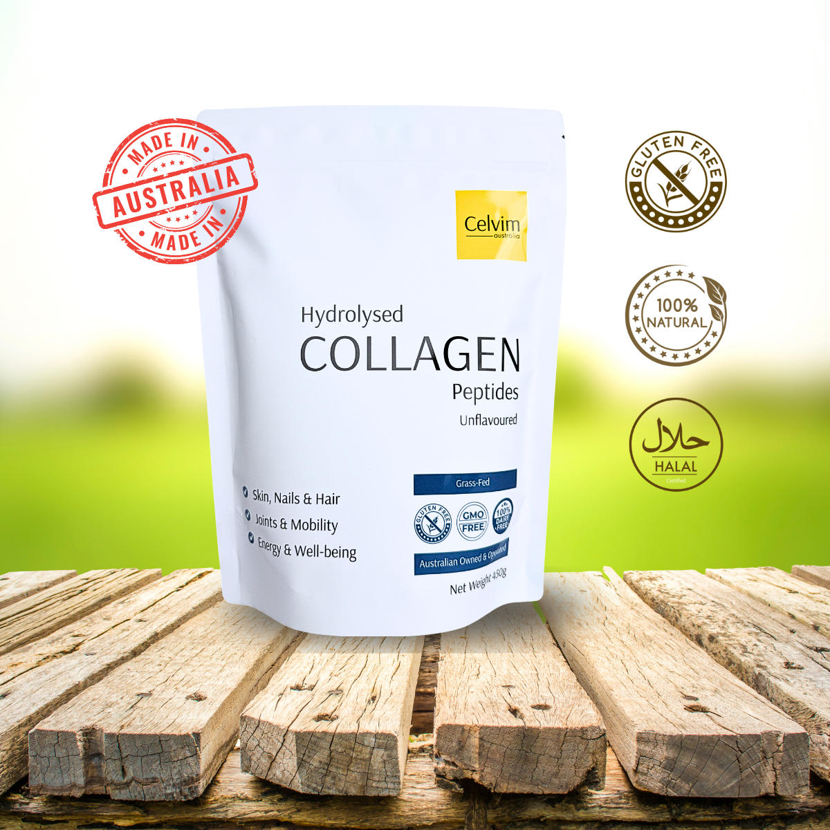 Celvim Hydrolysed Collagen Peptides - Unflavoured
